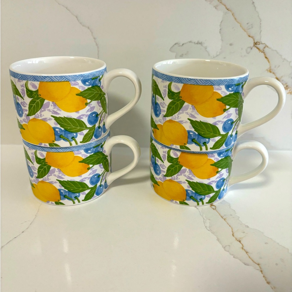 Corelle Coordinates Summer Citrus set of 4 cups